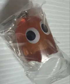 新品　パックマン　めじるしアクセサリー　BLINKY オレンジ　ガチャ