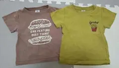 デビロックキッズTシャツセット フライドポテト ハンバーガー 小さめ100