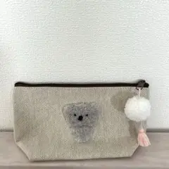 パンチニードル　コアラ　ポーチ