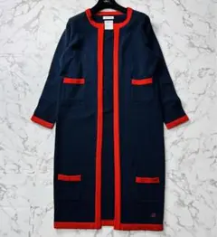 ✨美品✨ マディソンブルー カシミヤ混 金ボタン ロング ニット カーディガン
