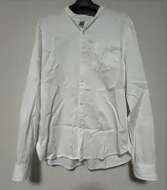 【美品】FOREVER 21 ホワイト 長袖シャツ L