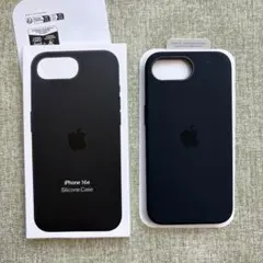 新品未使用· iPhone 16e シリコンケース ブラック MagSafe対応