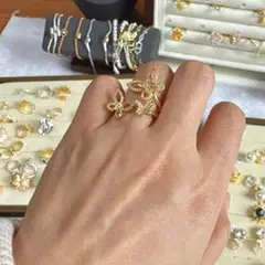 新品✨ バタフライ リング 指輪 蝶 アクセサリー ジュエリー デート