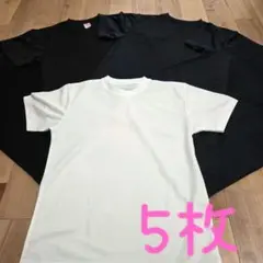 ユナイテッドアスレドライ アスレチックTシャツ　M　５枚組　(２枚新品)　値下げ