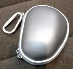 hermitshell グレー 白 カラビナ付 ワイヤレスマウス ケース
