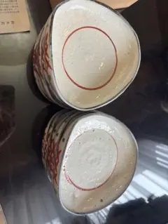 三角形の陶器食器セット
