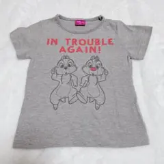 【チップとデール】Tシャツ 110サイズ グレー