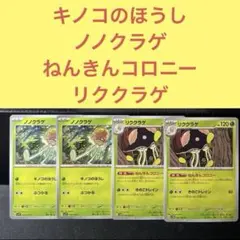 ノノクラゲ リククラゲ４枚セット キノコのほうし ねんきんコロニー