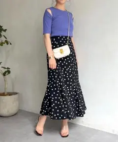 ドットフレアスカート M