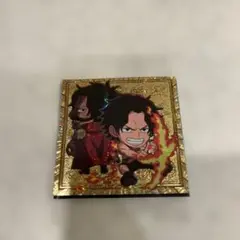 ワンピース大海賊シールウエハースLOG.12　表エース,ロジャー　裏カイドウ