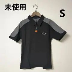 メンズ　半袖ポロシャツ S ブラック