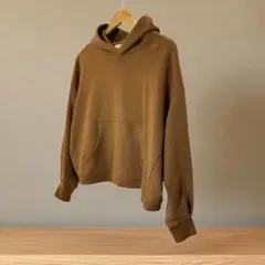 AMERICAN HOLIC ブラウン フード付き クロップドパーカー