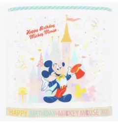 ハンカチ ミッキー 誕生日 happy birthday ディズニー