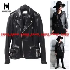 美品 清春着 MaD レザーダブルライダース -COW‐
