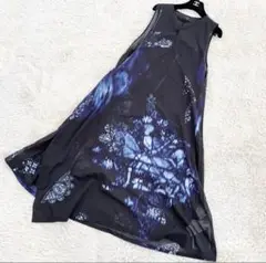 Y's 21SS C/BOYLE STAINED GLASS DRESS