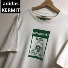 adidas アディダス Tシャツ カーミット ディズニー コラボ XL 激レア 新品タグ付き アディダス オリジナルス 国内正規品