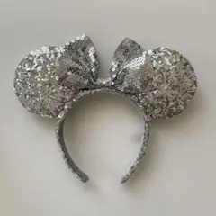 ディズニーカチューシャスパンコールシルバー