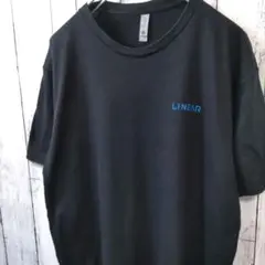 NEXT LEVEL LINEAR 企業 Tシャツ ブラック L 古着