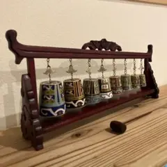 木製カラフルミニチュアベル