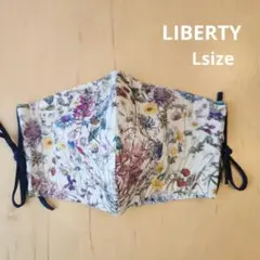 15【L size 】ハンドメイドマスク リバティ