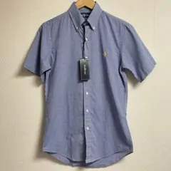 未使用 ラルフローレン 半袖 ボタンダウンシャツ チェック柄 XS