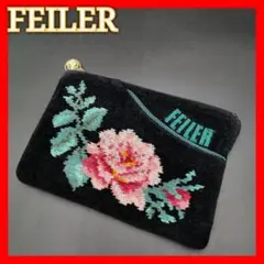 FEILER フェイラー ポーチ バラ柄