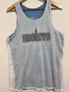 【バスケ】NUGGETS メッシュタンクトップ リバーシブル　NBA 夏　海
