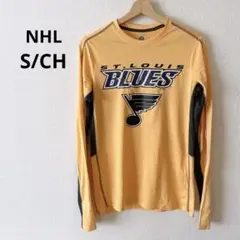 ST. LOUIS BLUES イエロー長袖Tシャツ　薄手NHL S/CH