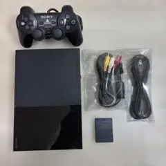 動作品 プレステ2 本体 SCPH-90000 CB Mカード付