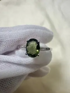 モルダバイト　リング