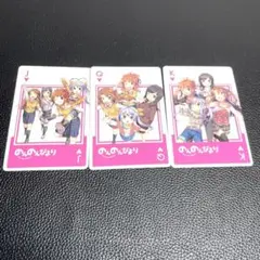 のんのんびより 非売品 トランプ カード れんげ 小鞠 蛍 夏海 ピンク 3枚