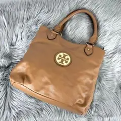 トリーバーチ ハンドバッグ レザー ブラウン