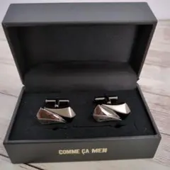 COMME CA MEN ツイストデザイン カフリンクス