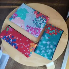 エチノポーチハンドメイド　3点セット