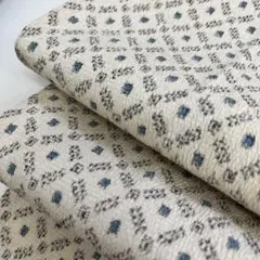 単衣仕立て 本塩沢 上品な絣 正絹 着付け i-3449