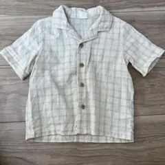 H&M チェック柄 シャツ 80 (12M)
