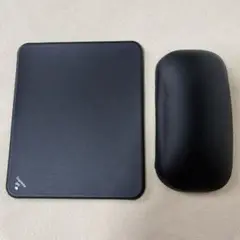 黒色 マット仕上げ マウスリストレス&パット