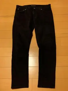 nudie jeans skinny lin black black ヌーディー