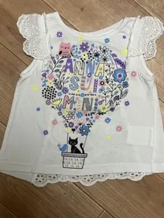 アナスイミニ　Tシャツ ねこ　レース