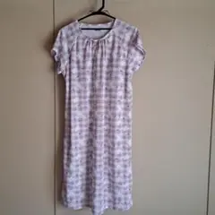 milly チェック柄ウサギ半袖ワンピース