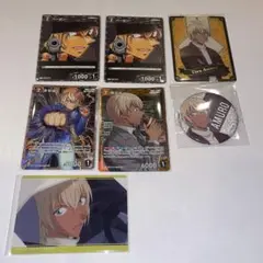 名探偵コナン 缶バッジ&クリアカード&コナンカード 安室透