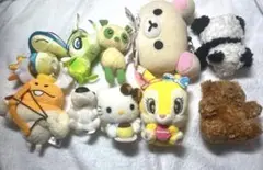 ぬいぐるみセット 多彩なキャラクター