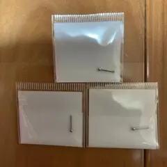 未開封ストレート鼻ピアス18g ボール2mm シャフト6mm