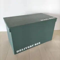 16《宅配BOX》蓋付きりんご箱 置き配 メールボックス 木箱 本棚 収納