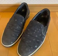 【連休価格】JIMMY CHOO スリッポンネイビー