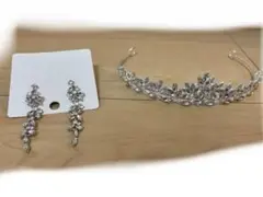ティアラ　ピアス　セット