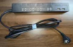 USBポート付　電源タップ　2m