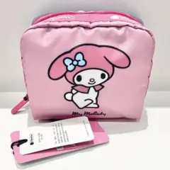 マイメロ×クロミ　コラボ　レスポートサック　韓国　コスメポーチ　サンリオ マイメロ×クロミ コラボ レスポートサック Lesportsac 韓国