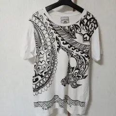 チャイハネ 洋輔×Amina メッカーTシャツ ホワイト　サイズM
