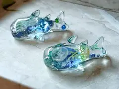 ジンベイザメの盛り塩オルゴナイト